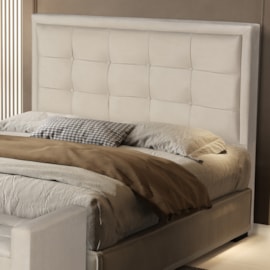 Cabeceira Cama Box Mirk Estofada Casal 140cm Suede