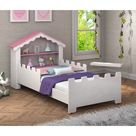 Cama Quarto Infantil Com Grade de Proteção Magia