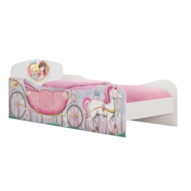 Cama Quarto Princesa na Floresta Infantil Com Colchão