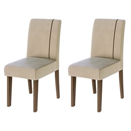 Conjunto 2 Cadeiras Padua em Tecido de Veluplus