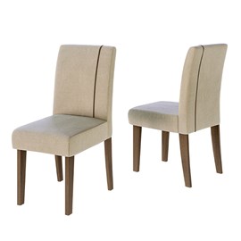 Conjunto 4 Cadeiras Padua em Tecido de Veluplus
