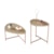 carvalho/off white/bronze