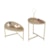 carvalho/off white/dourado