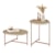carvalho/off white/bronze