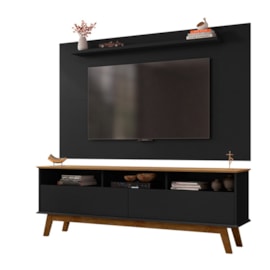 Conjunto Sala Rack Painel Elegant para TV até 65 Polegadas 