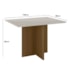 Kit Mesa de Jantar Helo Com Vidro 120x90 com 4 Cadeiras Jade