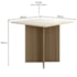 Kit Mesa de Jantar Helo Com Vidro 90x90 com 4 Cadeiras Jade