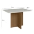 Kit Mesa de Jantar Helo Sem Vidro 120x90 com 4 Cadeiras Jade