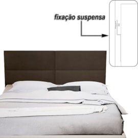 Painel Estofado Para Cama Queen Seleta 160 cm