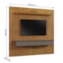 Painel Para TV Ripado Paris 227x250cm Com 3 Gavetas