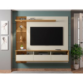 Painel Sala para TV até 60 Polegadas Trend c/ LED 3 Portas